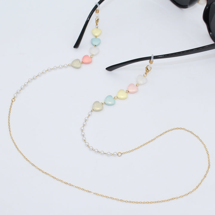 Floral Decorated Eyewear Chain Kalsten