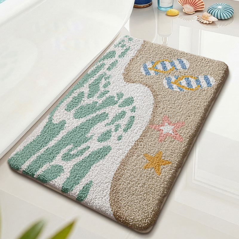 Playful Dog-Themed Bath Mat Kalsten