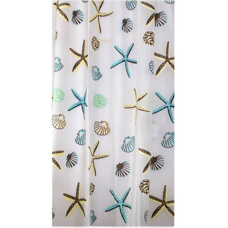 Coastal-Themed Shower Curtain Kalsten