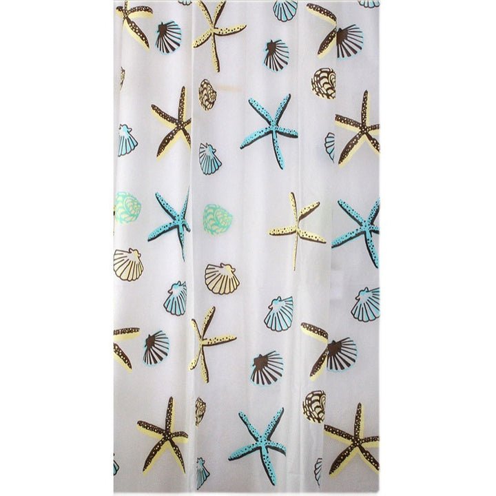 Coastal-Themed Shower Curtain Kalsten