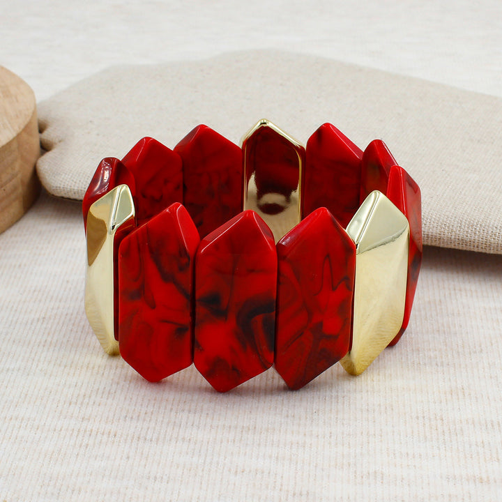 Geometric Resin Bracelet Kalsten
