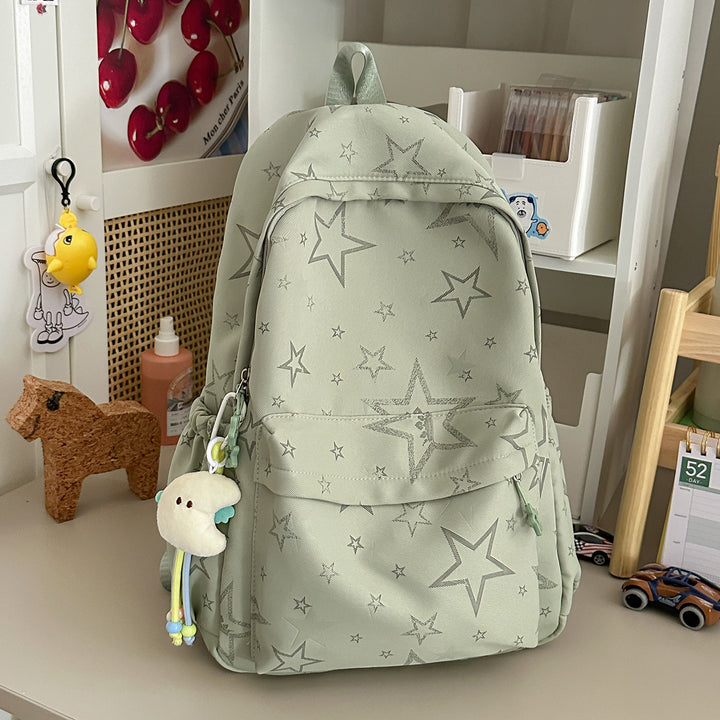Casual Star-Embellished Backpack Kalsten 1791205374