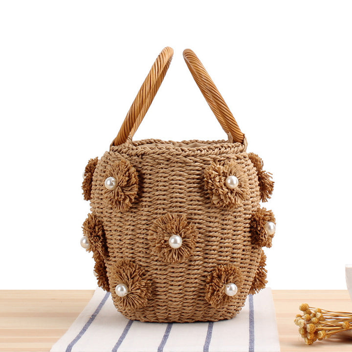 Handbag with Unique Pearl Applications Kalsten