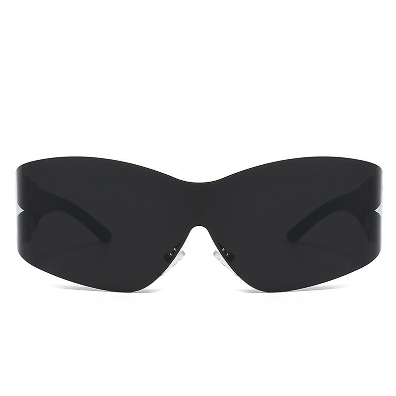 Sleek Shield Sunglasses with Star Accent Kalsten