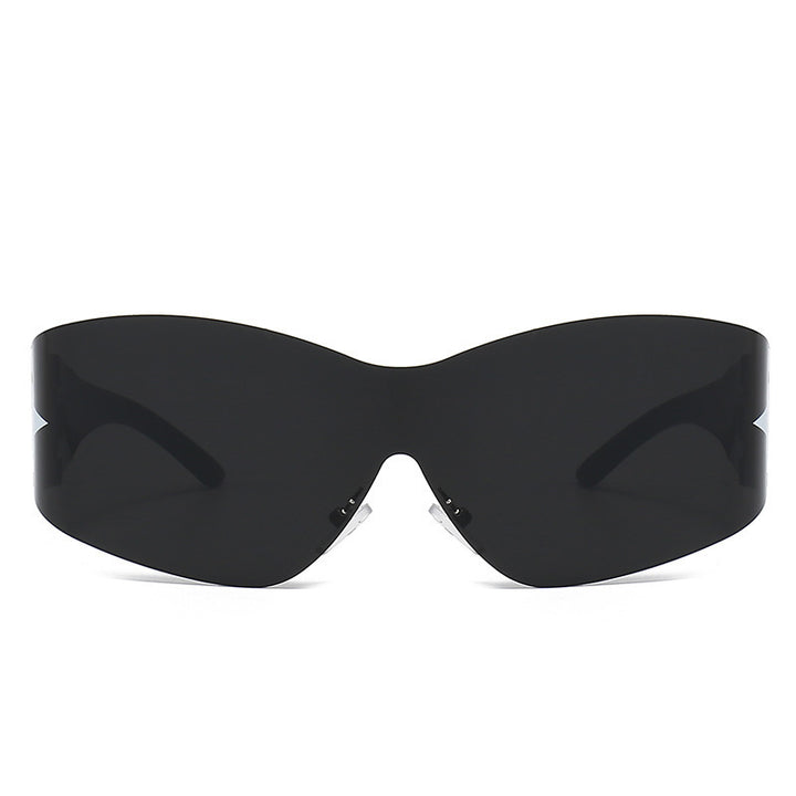 Sleek Shield Sunglasses with Star Accent Kalsten