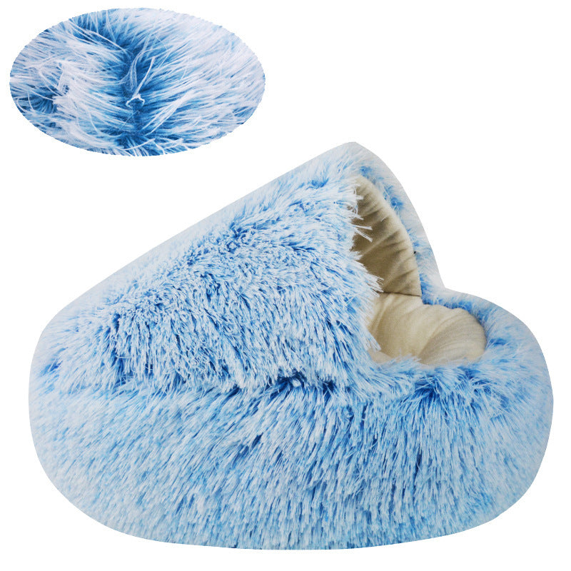 Cozy Soft  Hideaway  Dog Bed