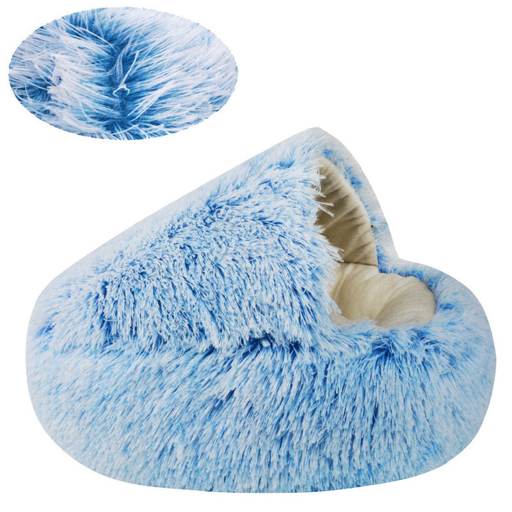 Cozy Soft  Hideaway  Dog Bed