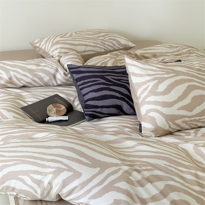 Dotted bedding set made of cotton satin with an extra soft touch