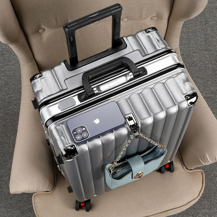 Hard Shell Trolley With Integrated Usb Charging Port And Multifunctional Storage Kalsten