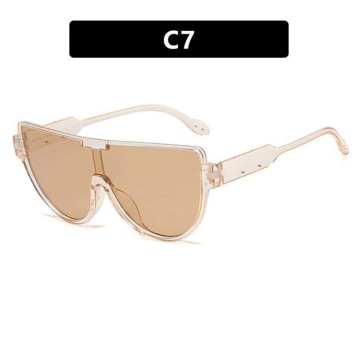 Women’s Fashion Sunglasses with Futuristic Shield Design Kalsten