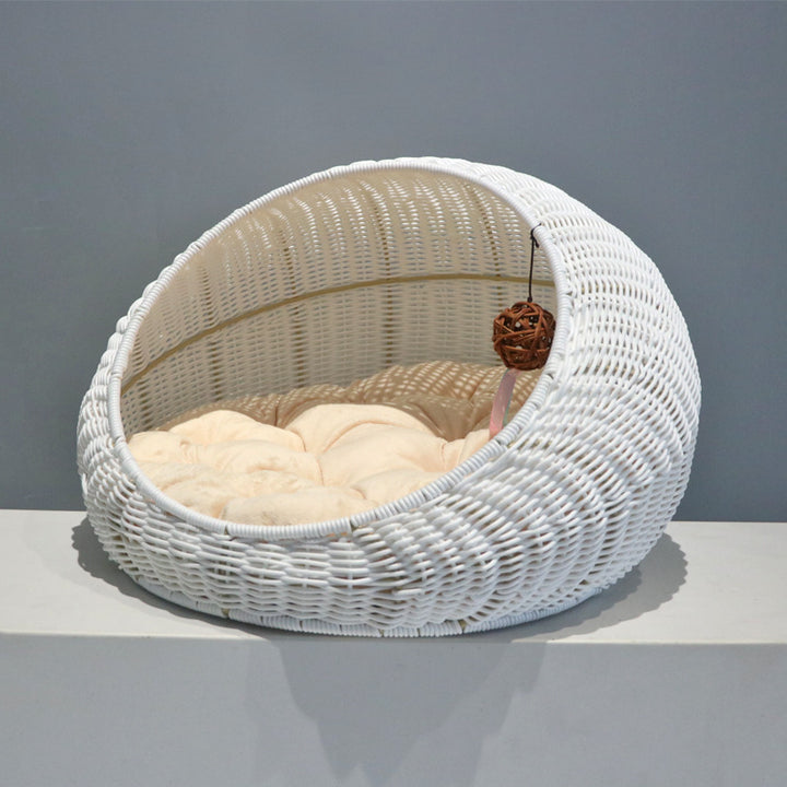 Cozy floor cushion in round design Kalsten