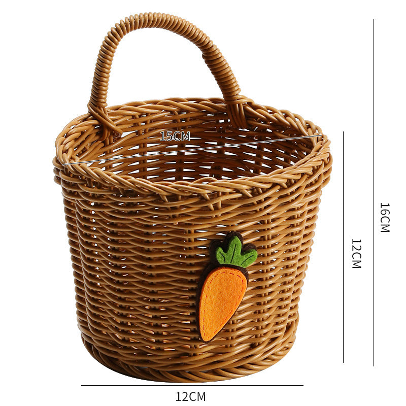 Handcrafted Woven Storage Basket with Ergonomic Handles Kalsten