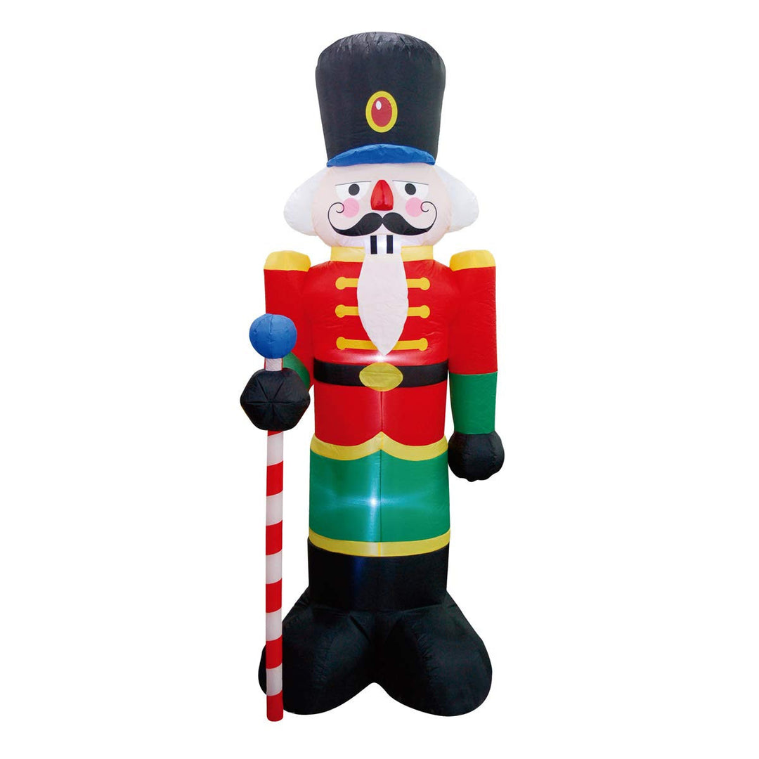 Inflatable Nutcracker Santa