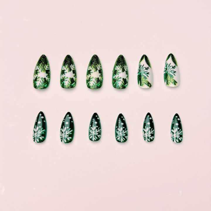 Winter Artificial Nails Kalsten