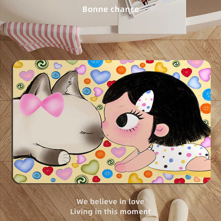 Adorable Cartoon Character Bath Mat Kalsten