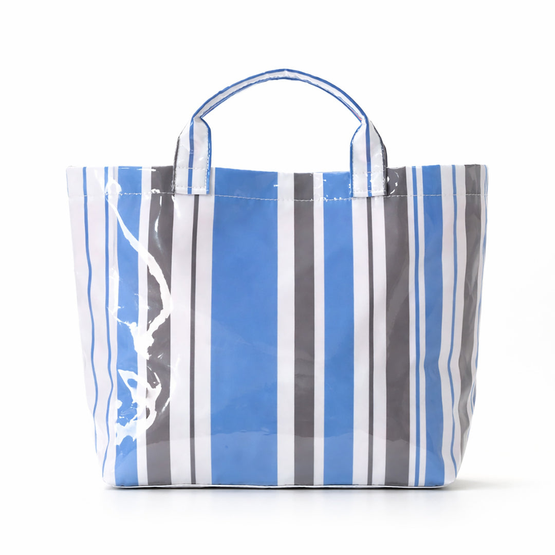 Beach bag with colorful check pattern and water-repellent coating Kalsten