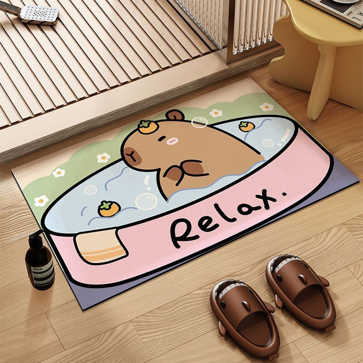 Cartoon-Themed Indoor Bath Mat Kalsten
