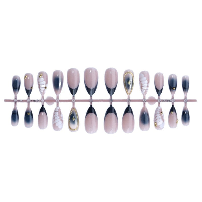 Artistic Starry Design Press-On Nails Kalsten