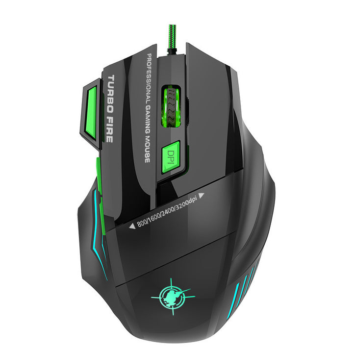 High-precision gaming mouse with adjustable DPI and RGB lighting Kalsten