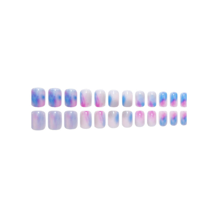 Artistic Watercolor Nail Extensions Kalsten