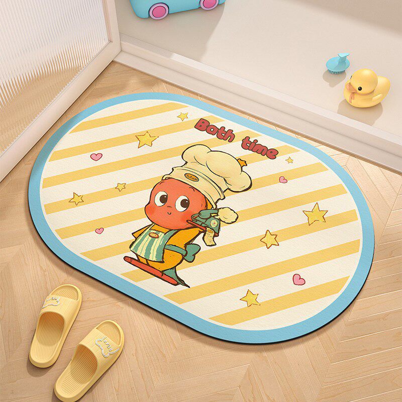 Cute Cartoon Character Welcome Mat