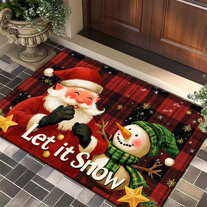 Festive Seasonal Welcome Mat