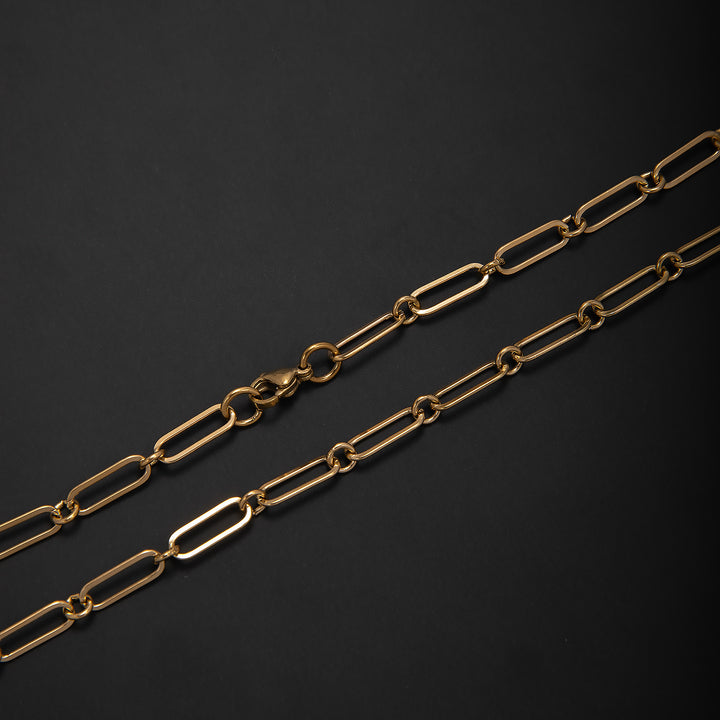 Elegant Open Link Chain Necklace Kalsten