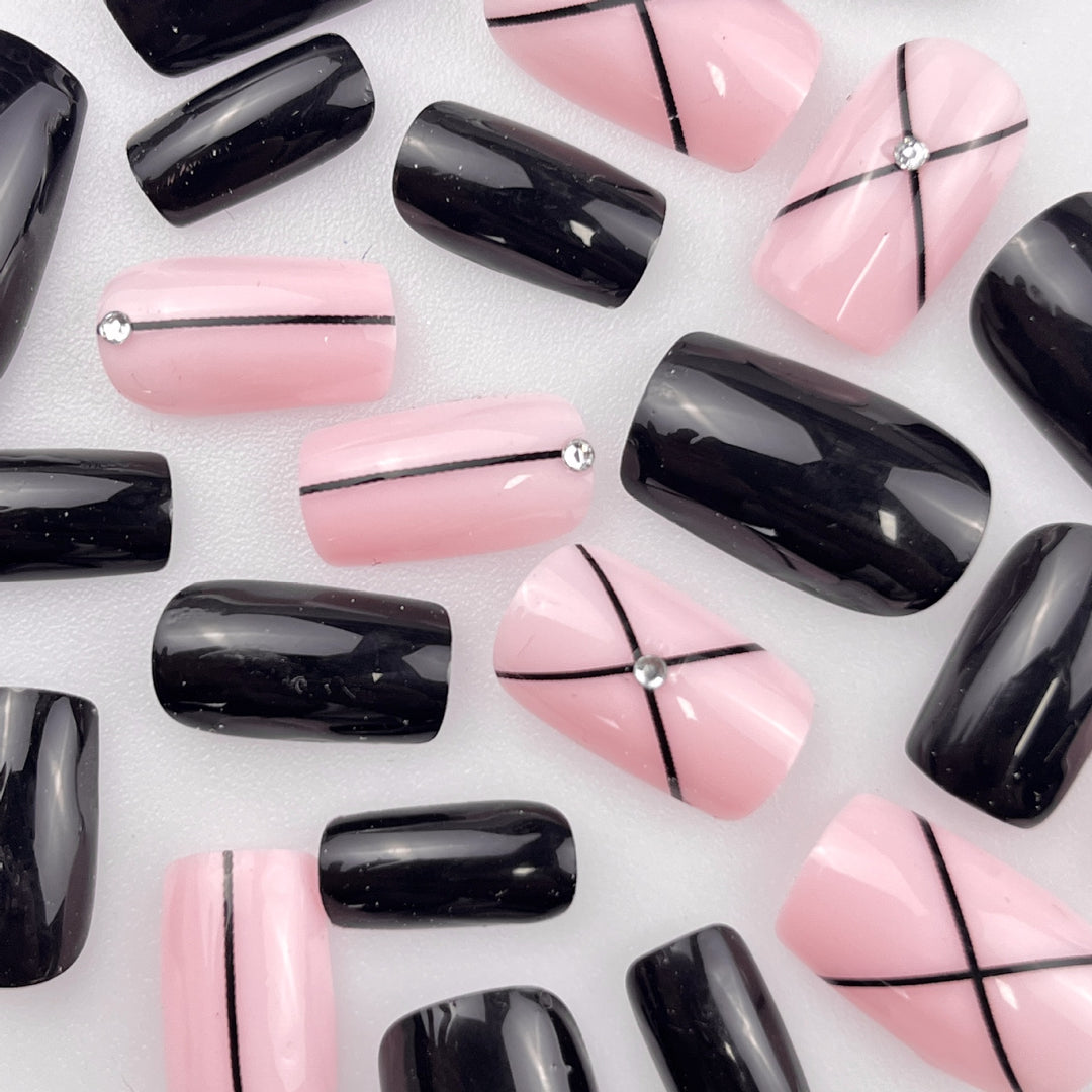 Stylish Geometric Pattern Nail Art Kalsten