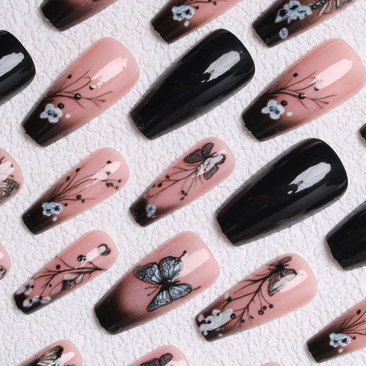 Artistic Butterfly Press-On Nails Kalsten