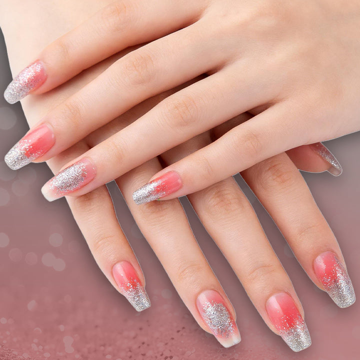 Glitter Ombre Press-On Nails Kalsten