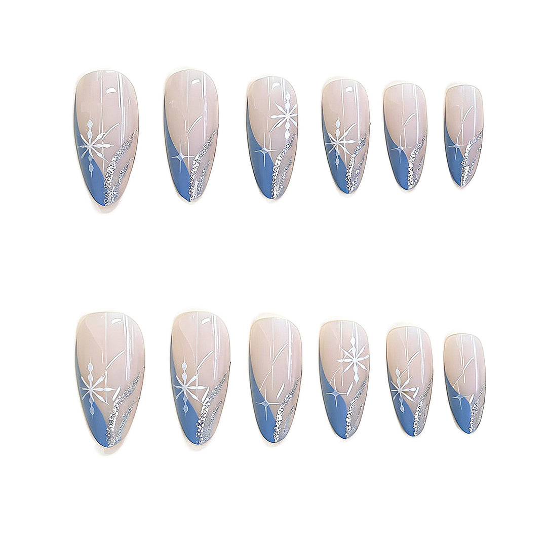 Artistic Floral Design Press-On Nails Kalsten