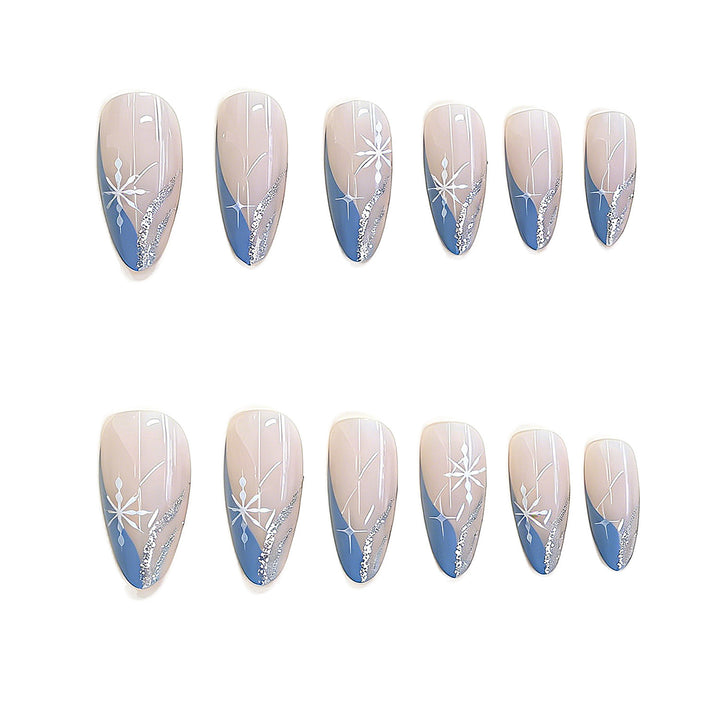 Artistic Floral Design Press-On Nails Kalsten