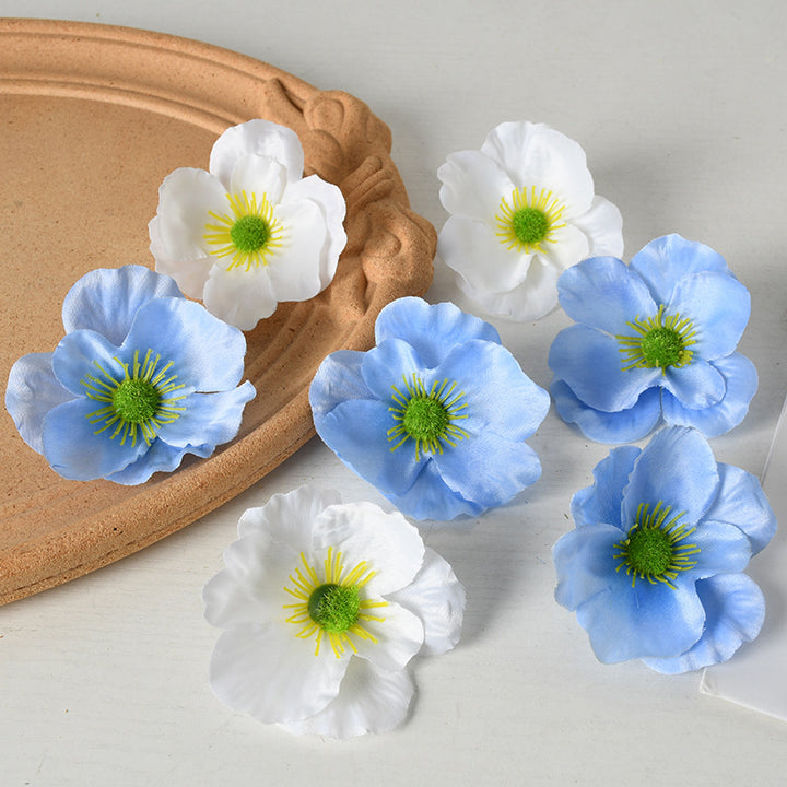 Elegant Fabric Floral Hair Clips