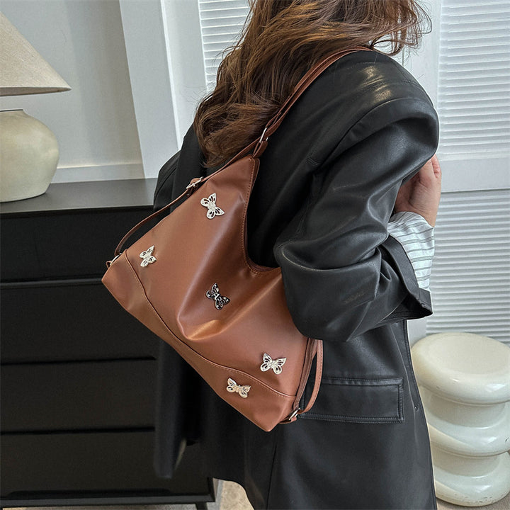 Elegant Butterfly Embellished Shoulder Bag