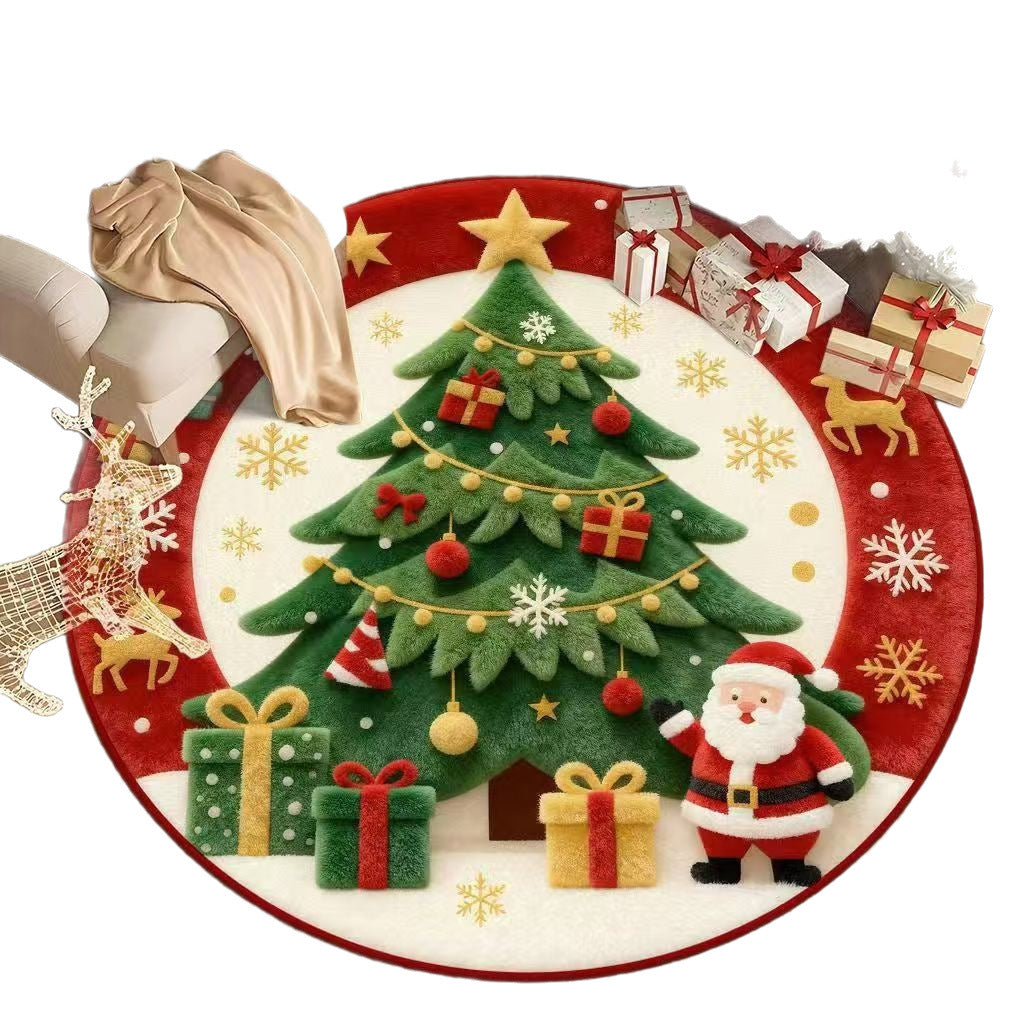 Festive Christmas-Themed Area Rug Kalsten