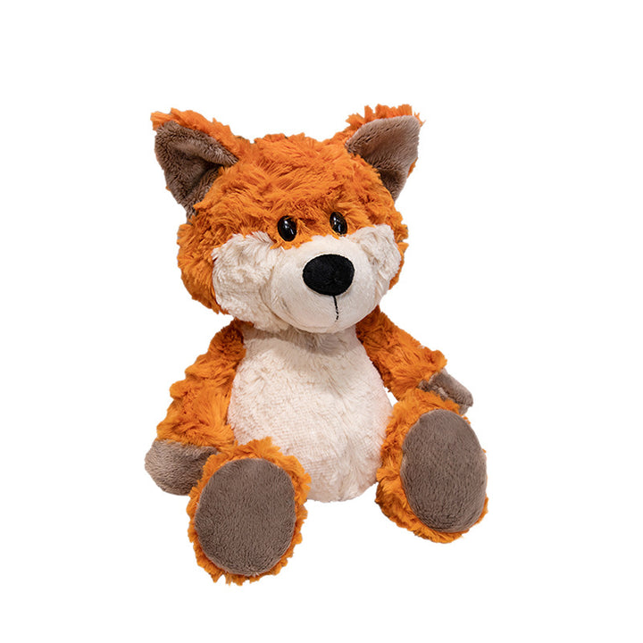 Plush Raccoon Soft Fur Sitting Stuffed Animal with Embroidered Face and Fluffy Tail Kalsten