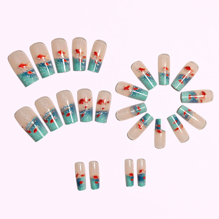Aquatic Fantasy Nail Art Kalsten