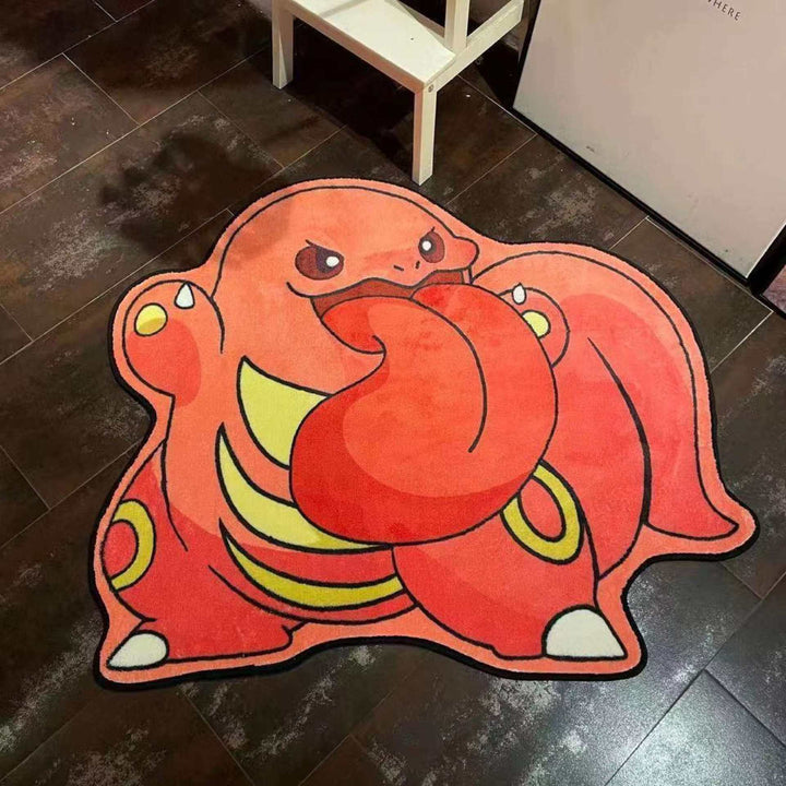 Cartoon Dragon-Themed Area Rug