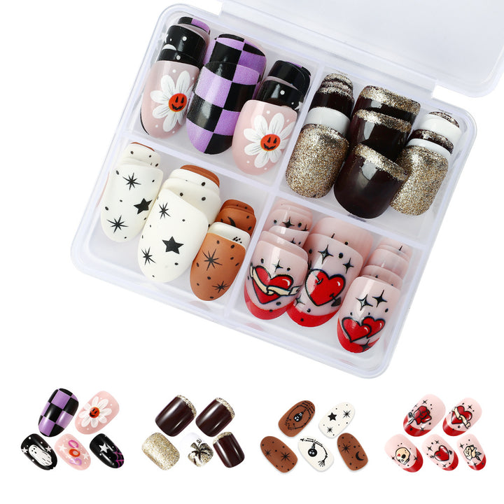 Themed Artistic Press-On Nail Set Kalsten