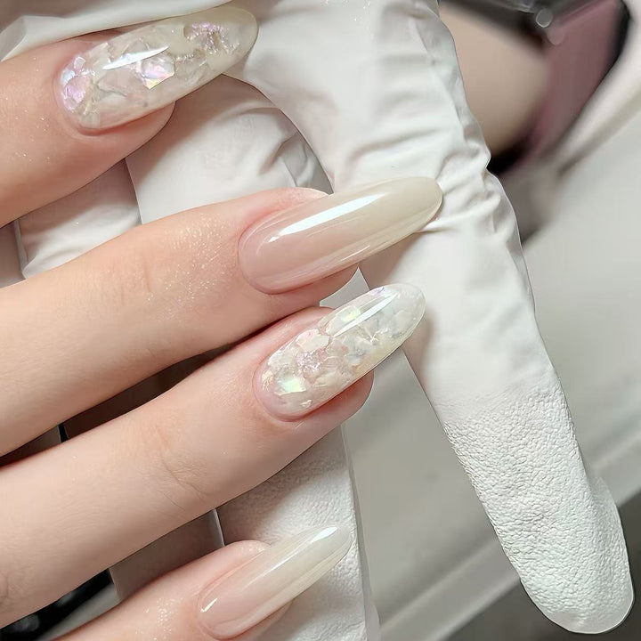 Elegant Press-On Nail Kit with Decorative Elements Kalsten