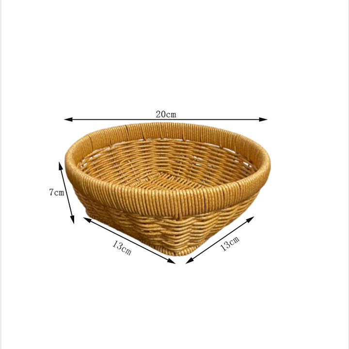 Handcrafted Oval Serving Basket Kalsten