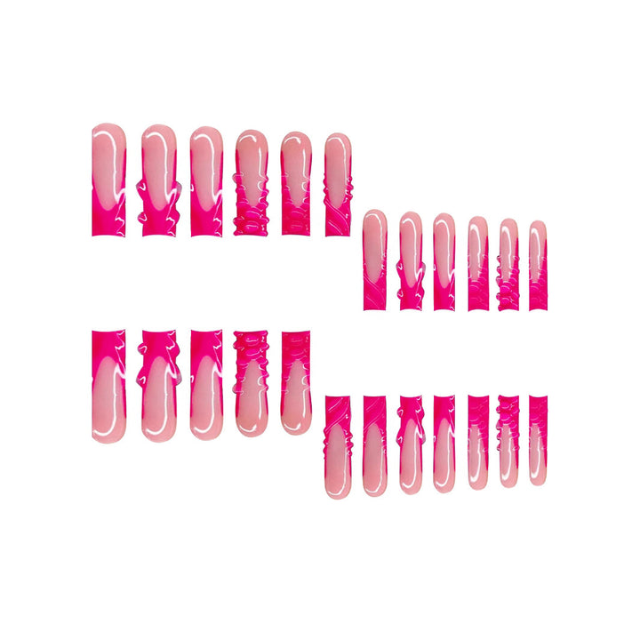 Stylish Long Length Press-On Nails Kalsten