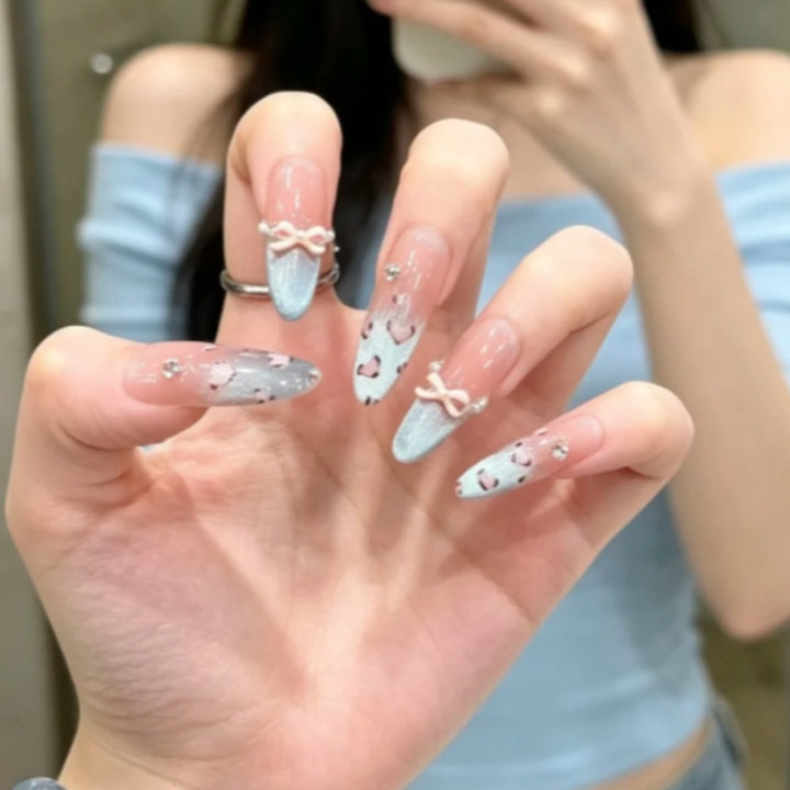 Advanced Glitter-Enhanced Press-On Nail Set Kalsten