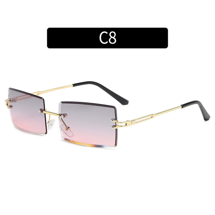 Elegant Geometric Shield Sunglasses