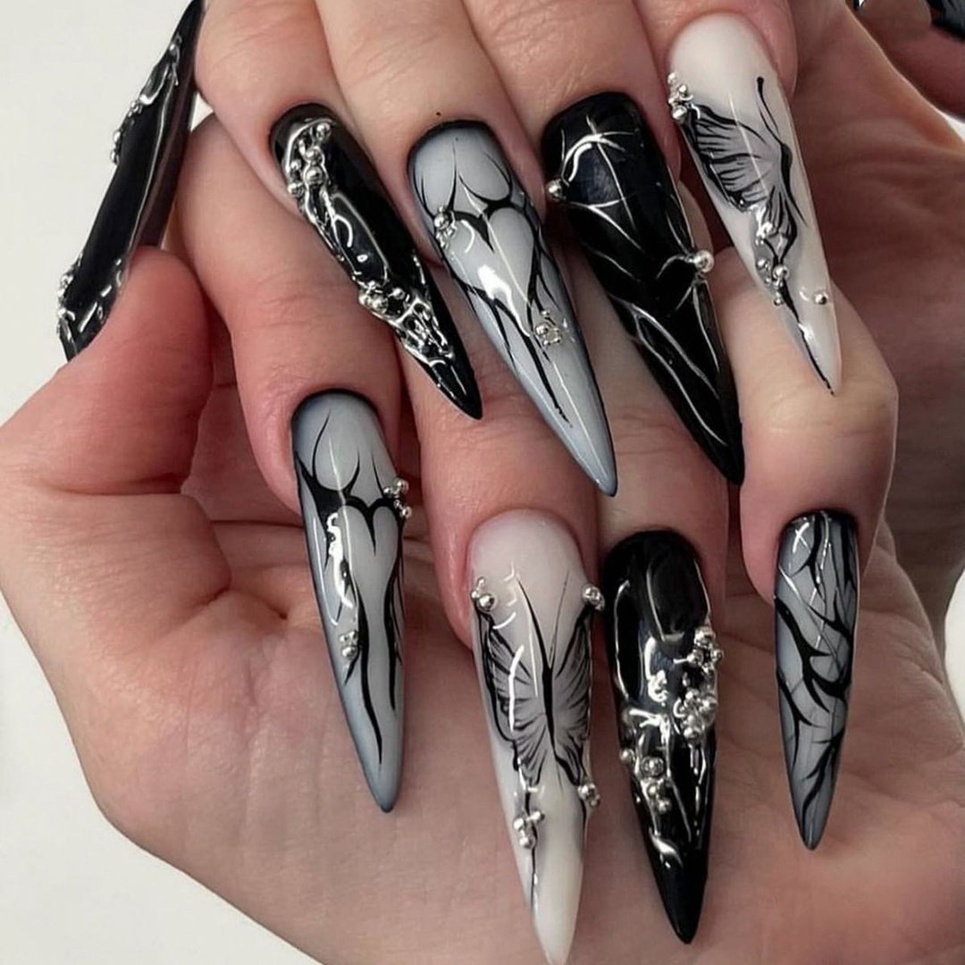 Artful Nail Tips with Modern Patterns Kalsten
