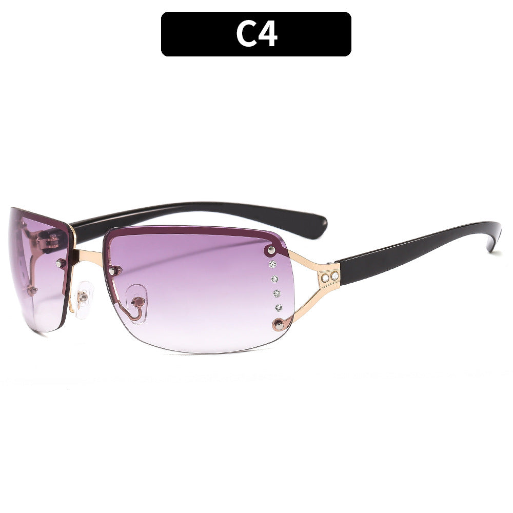 Futuristic Statement Shield Sunglasses