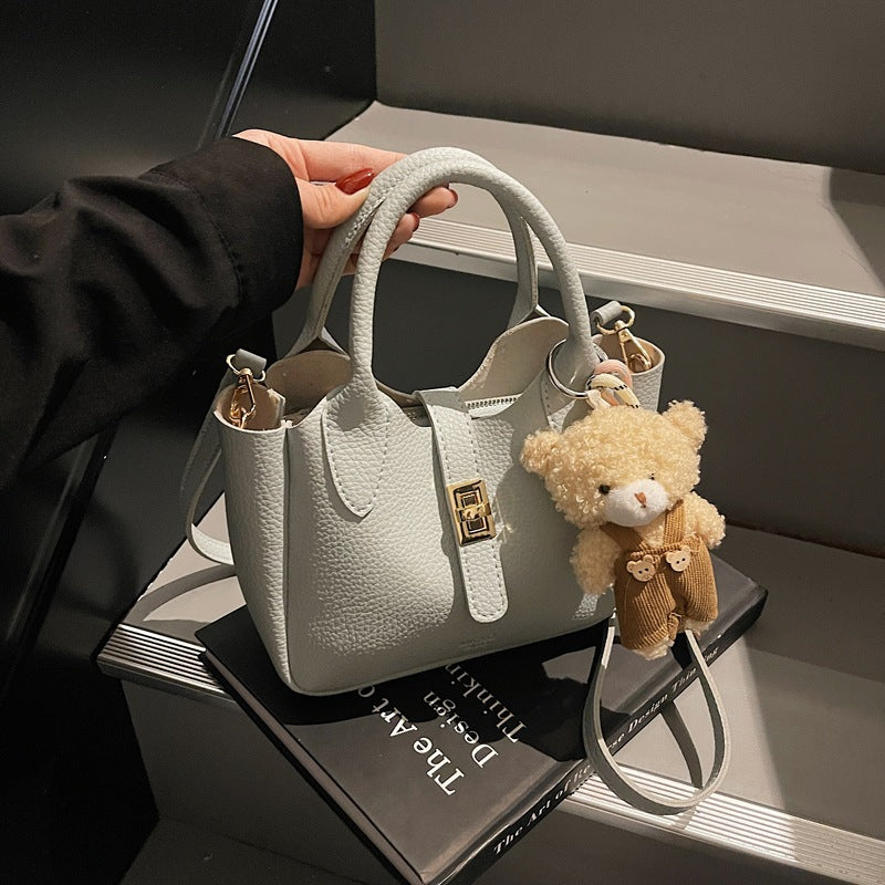 Elegant Textured Mini Handheld Tote Kalsten