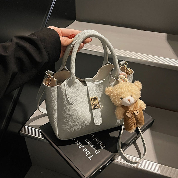 Elegant Textured Mini Handheld Tote Kalsten