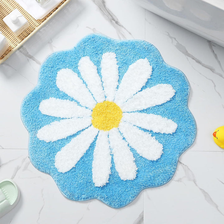 Floral Shape Bath Mat
