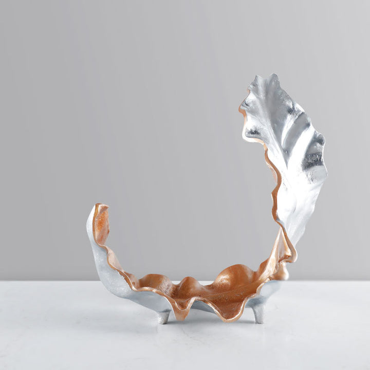 Decorative Leaf-Shaped Sculpture